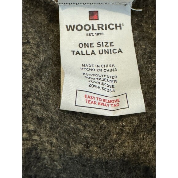 Woolrich Leopard Animal Print Cozy Blanket Wrap Shawl With Fringe Trim One Size - Picture 5 of 7